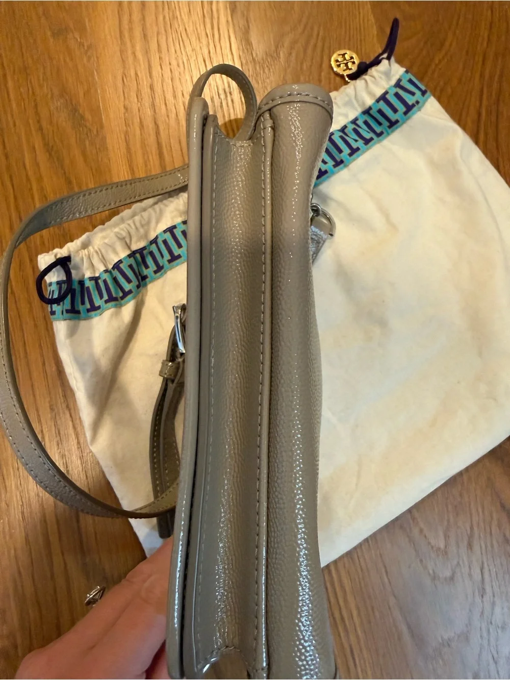Tory Burch Leather Britten combo crossbody